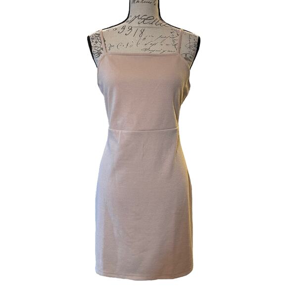 BP Moonlight Beige Spaghetti Strap Dress Size X-Large - Picture 1 of 5